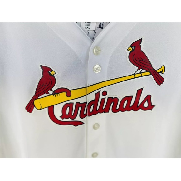 Majestic Bride St Louis Cardinals Home Jersey Unisex Men L Women 2X - Picture 4 of 8